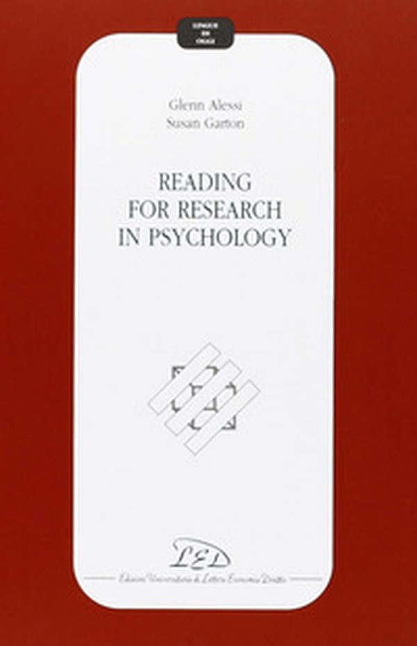 Reading for research in psychology - Librerie.coop Reading for research in psychology - Librerie.coop