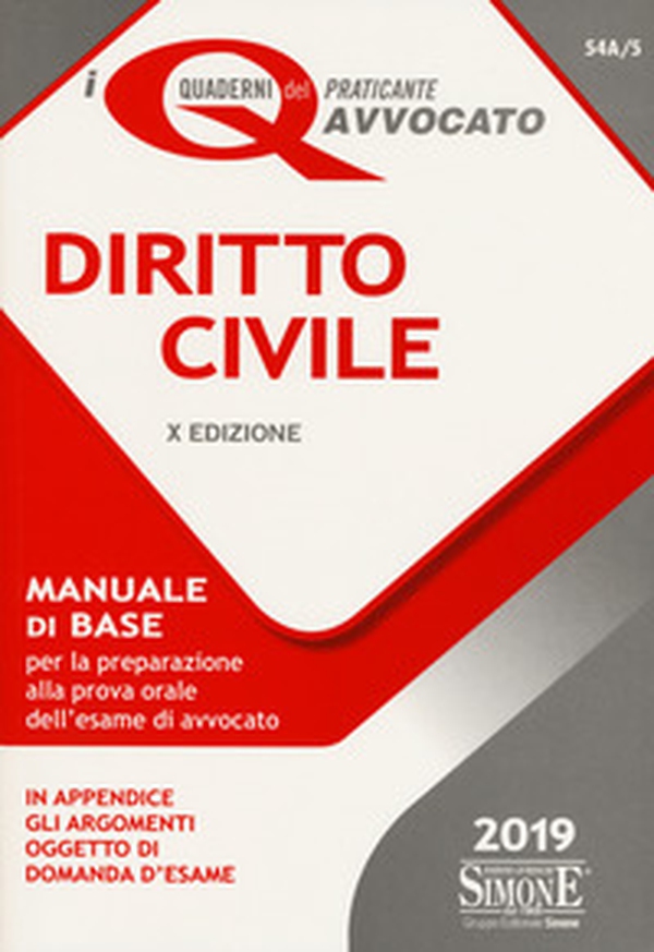 Diritto civile. Manuale di base per la preparazione alla prova orale dell'esame di avvocato - Librerie.coop Diritto civile. Manuale di base per la preparazione alla prova orale dell'esame di avvocato - Librerie.coop