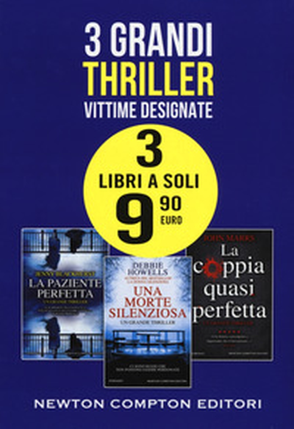 3 grandi thriller. Vittime designate: La paziente perfetta-Una morte silenziosa-La coppia quasi perfetta - Librerie.coop 3 grandi thriller. Vittime designate: La paziente perfetta-Una morte silenziosa-La coppia quasi perfetta - Librerie.coop