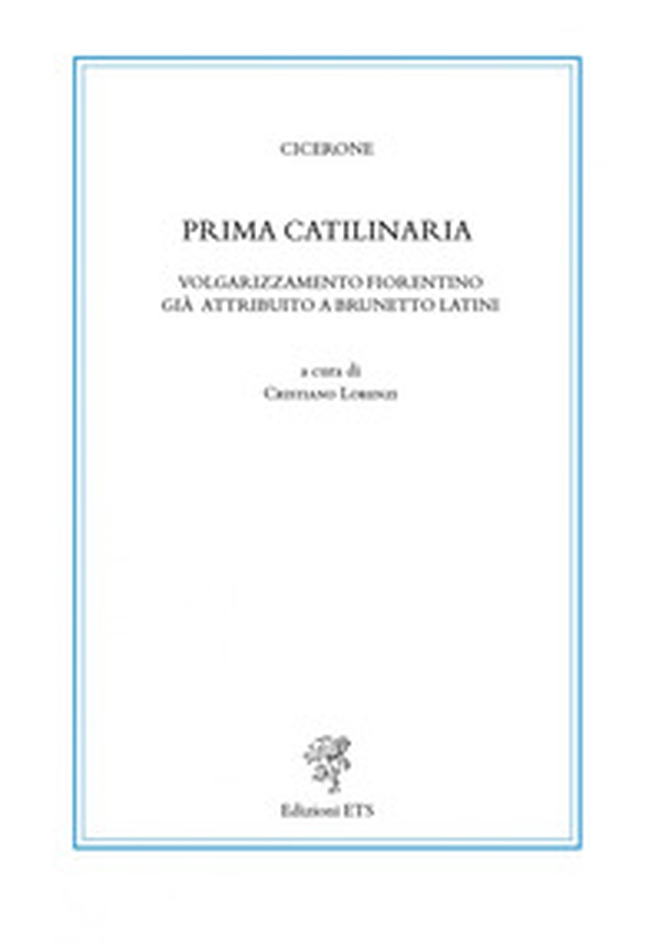 Prima catilinaria - Librerie.coop Prima catilinaria - Librerie.coop