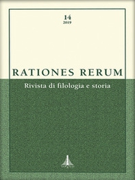 Rationes rerum. Rivista di filologia e storia - Vol. 14 - Librerie.coop
