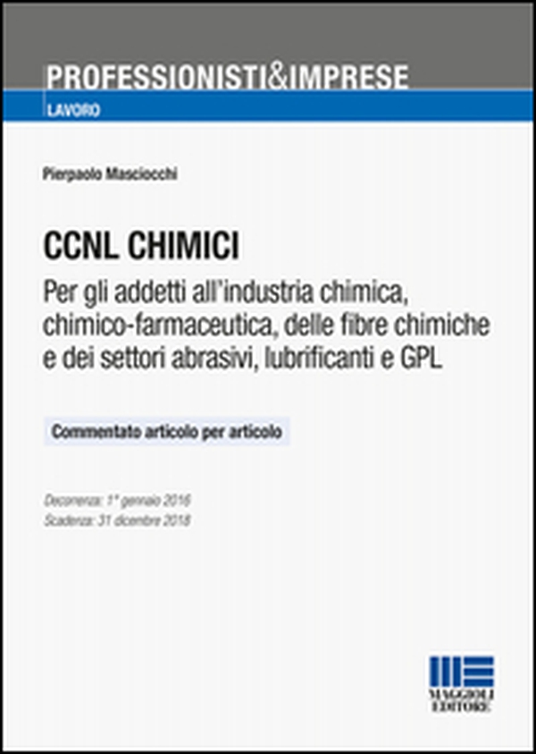 CCNL chimici - Librerie.coop CCNL chimici - Librerie.coop