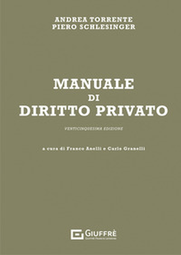 Manuale di diritto privato - Librerie.coop Manuale di diritto privato - Librerie.coop
