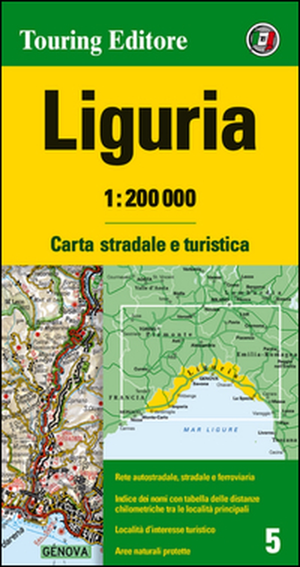 Liguria 1:200.000. Carta stradale e turistica - Librerie.coop Liguria 1:200.000. Carta stradale e turistica - Librerie.coop
