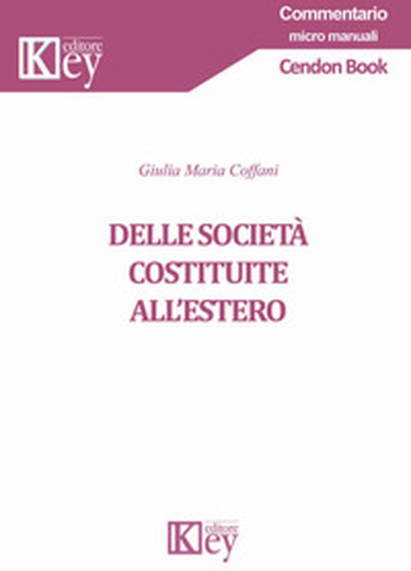 Delle società costituite all'estero - Librerie.coop Delle società costituite all'estero - Librerie.coop