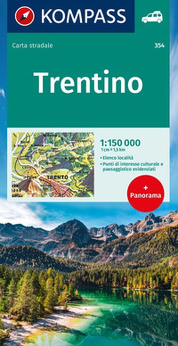 Carta stradale n. 354. Trentino - Librerie.coop Carta stradale n. 354. Trentino - Librerie.coop