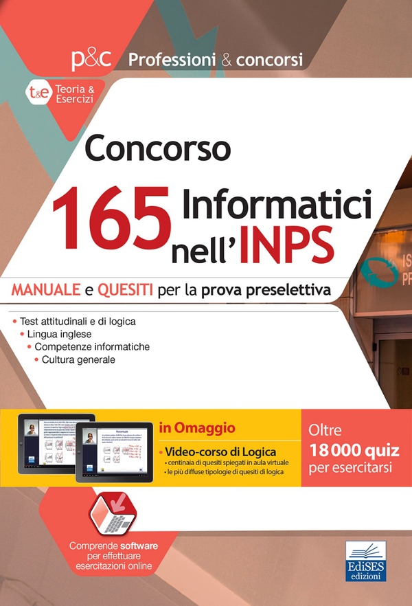 Concorso 165 Informatici INPS: manuale e quesiti per la preselezione - Librerie.coop Concorso 165 Informatici INPS: manuale e quesiti per la preselezione - Librerie.coop