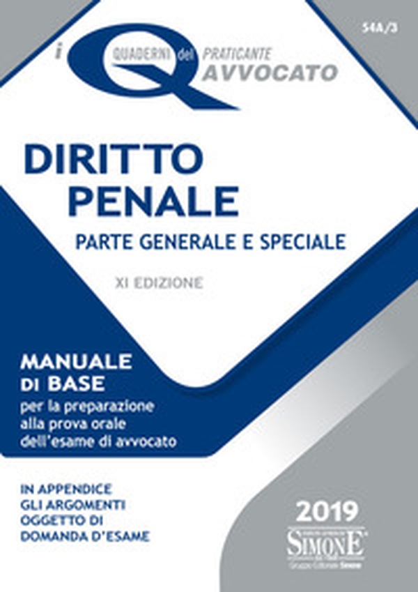 Diritto penale. Parte generale e speciale. Manuale di base per la preparazione alla prova orale - Librerie.coop Diritto penale. Parte generale e speciale. Manuale di base per la preparazione alla prova orale - Librerie.coop