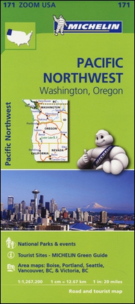 Pacific Northwest. Washington, Oregon 1:1.267.200 - Librerie.coop