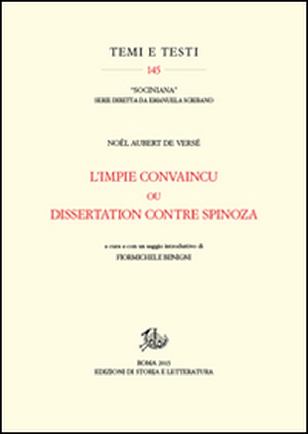 L'Impie convaincu ou dissertation contre Spinoza - Librerie.coop L'Impie convaincu ou dissertation contre Spinoza - Librerie.coop