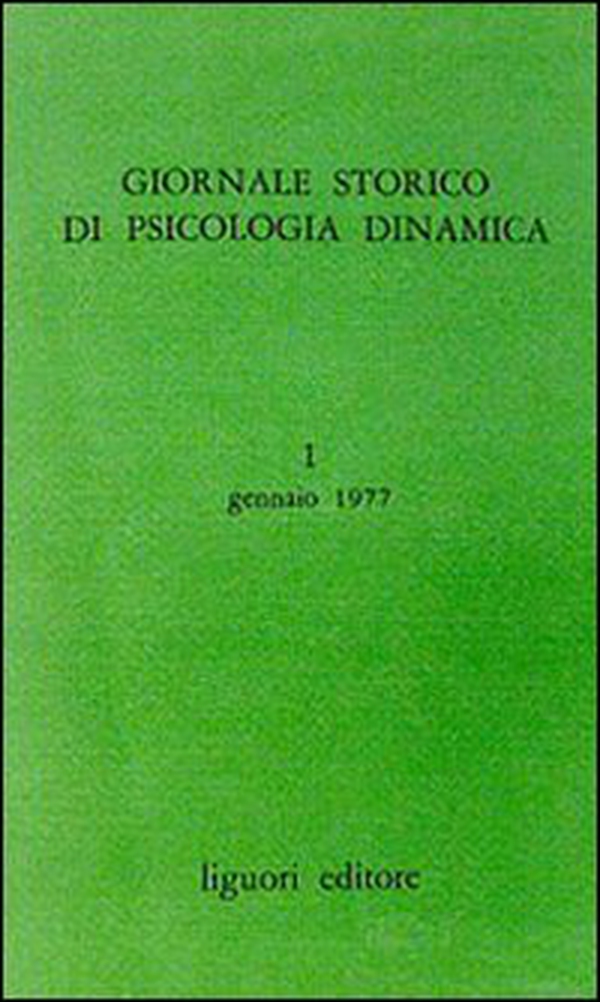 Giornale storico di psicologia dinamica - Librerie.coop Giornale storico di psicologia dinamica - Librerie.coop