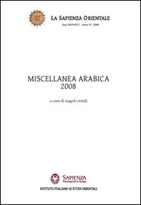 Miscellanea arabica 2008 - Librerie.coop Miscellanea arabica 2008 - Librerie.coop