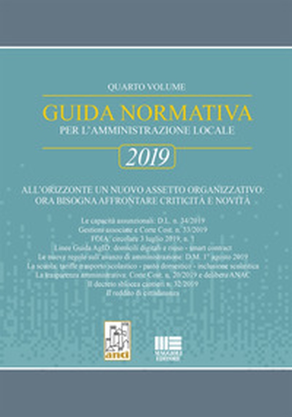 Guida normativa per l'amministrazione locale 2019 - Librerie.coop Guida normativa per l'amministrazione locale 2019 - Librerie.coop