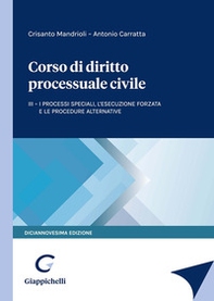 Corso di diritto processuale civile - Vol. 3 - Librerie.coop