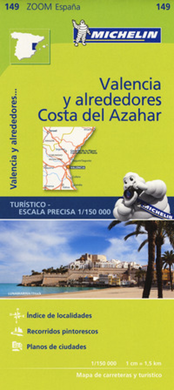 Valencia y alrededores-Costa del Azahar 1:150.000 - Librerie.coop Valencia y alrededores-Costa del Azahar 1:150.000 - Librerie.coop