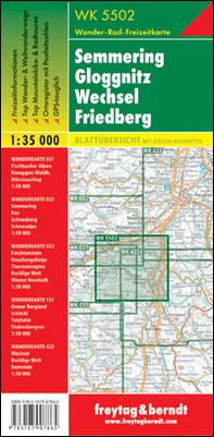 Semmering Gloggnitz Wechsel Friedberg 1:35000 - Librerie.coop