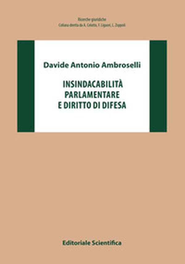 Insindacabilità parlamentare e diritto di difesa - Librerie.coop Insindacabilità parlamentare e diritto di difesa - Librerie.coop
