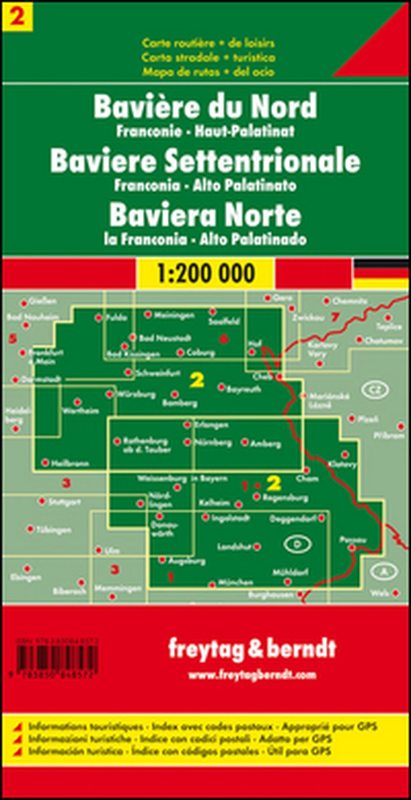 Baviera centro nord 1:200.000 - Librerie.coop Baviera centro nord 1:200.000 - Librerie.coop