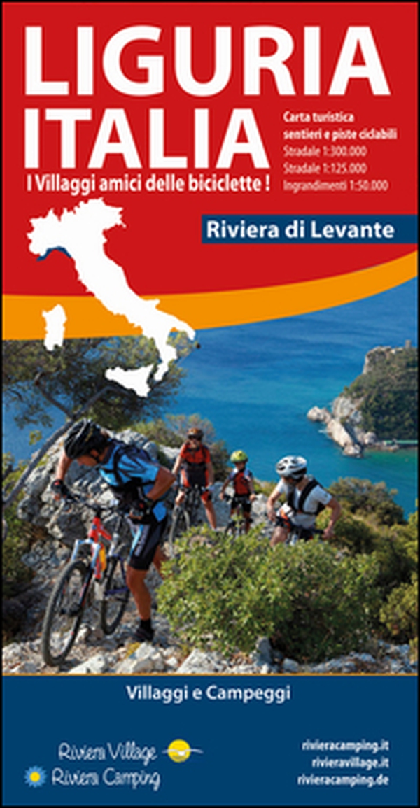 Liguria Italia riviera di Levante. Carta turistica, sentieri e piste ciclabili - Librerie.coop Liguria Italia riviera di Levante. Carta turistica, sentieri e piste ciclabili - Librerie.coop
