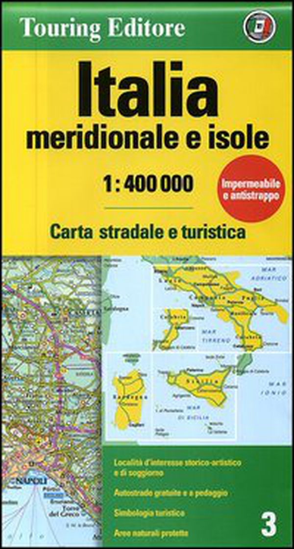 Italia meridionale e isole 1:400.000. Carta stradale e turistica - Librerie.coop Italia meridionale e isole 1:400.000. Carta stradale e turistica - Librerie.coop