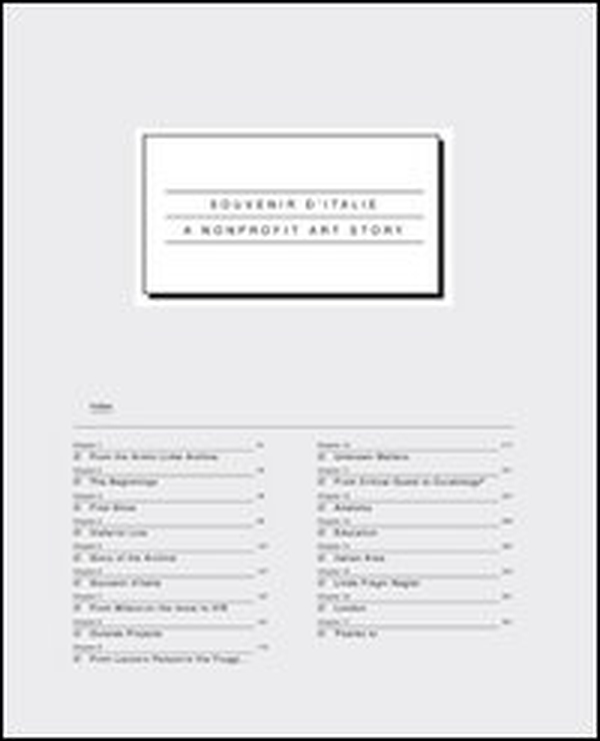 Souvenir d'Italie. A nonprofit art story - Librerie.coop Souvenir d'Italie. A nonprofit art story - Librerie.coop