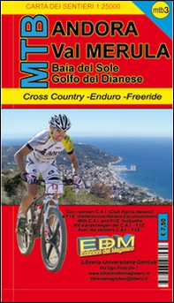 MTB-3 Andora. Carte sentieri di Liguria per mountain bike MTB VTT - Librerie.coop