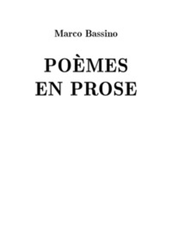 Poèmes en prose - Librerie.coop Poèmes en prose - Librerie.coop