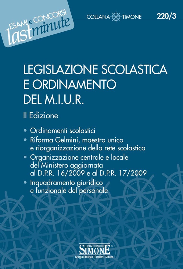 Legislazione scolastica e Ordinamento del M.I.U.R. - Librerie.coop Legislazione scolastica e Ordinamento del M.I.U.R. - Librerie.coop