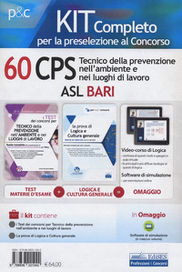 Kit concorso 60 tecnico prevenzione ASL Bari - Librerie.coop Kit concorso 60 tecnico prevenzione ASL Bari - Librerie.coop