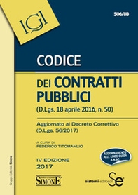 Codice dei contratti pubblici (D.Lgs. 56/2017) - Librerie.coop