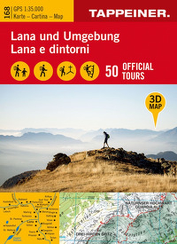 3D Wanderkarte Lana und Umgebung-Cartina escursionistica 3D Lana e dintorni - Librerie.coop 3D Wanderkarte Lana und Umgebung-Cartina escursionistica 3D Lana e dintorni - Librerie.coop