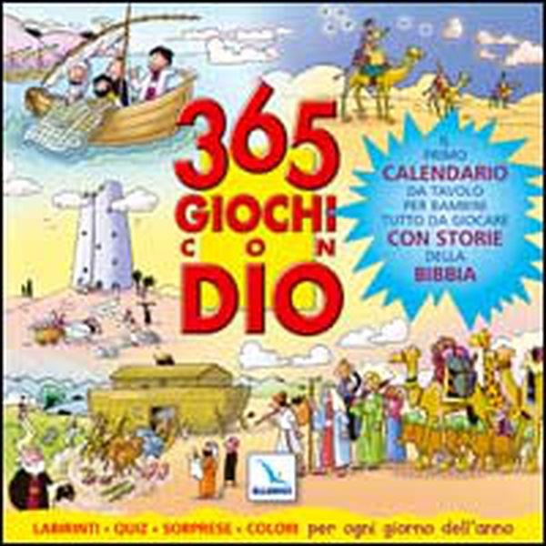 365 giochi con Dio. Il primo calendario da tavolo per bambini tutto da giocare con storie della Bibbia. Labirinti. Quiz. Sorprese. Colori per ogni giorno dell'anno - Librerie.coop 365 giochi con Dio. Il primo calendario da tavolo per bambini tutto da giocare con storie della Bibbia. Labirinti. Quiz. Sorprese. Colori per ogni giorno dell'anno - Librerie.coop