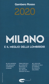 Milano e il meglio della Lombardia del Gambero Rosso 2020 - Librerie.coop