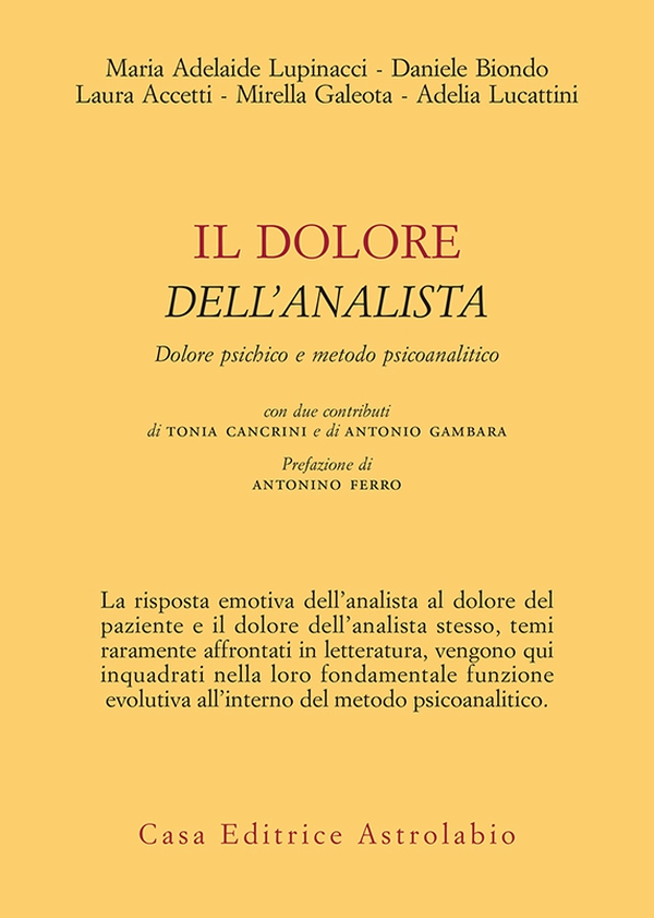 Il dolore dell'analista - Librerie.coop Il dolore dell'analista - Librerie.coop