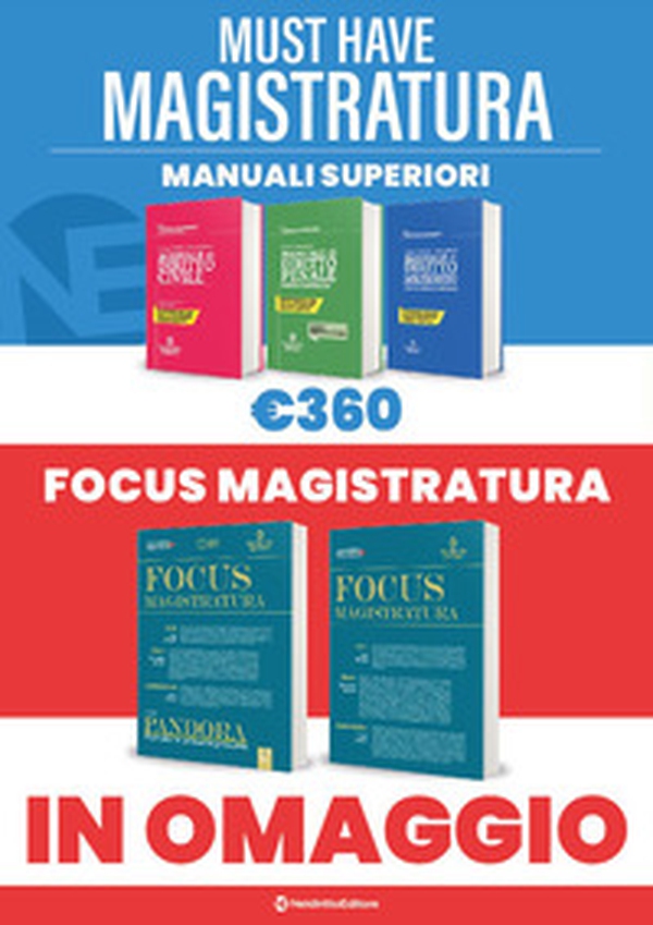 Must have magistratura: Kit 3 Manuali superiori + 2 Focus - Librerie.coop Must have magistratura: Kit 3 Manuali superiori + 2 Focus - Librerie.coop