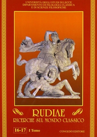 Rudiae. Ricerche sul mondo classico vol. 16-17/1 - Librerie.coop