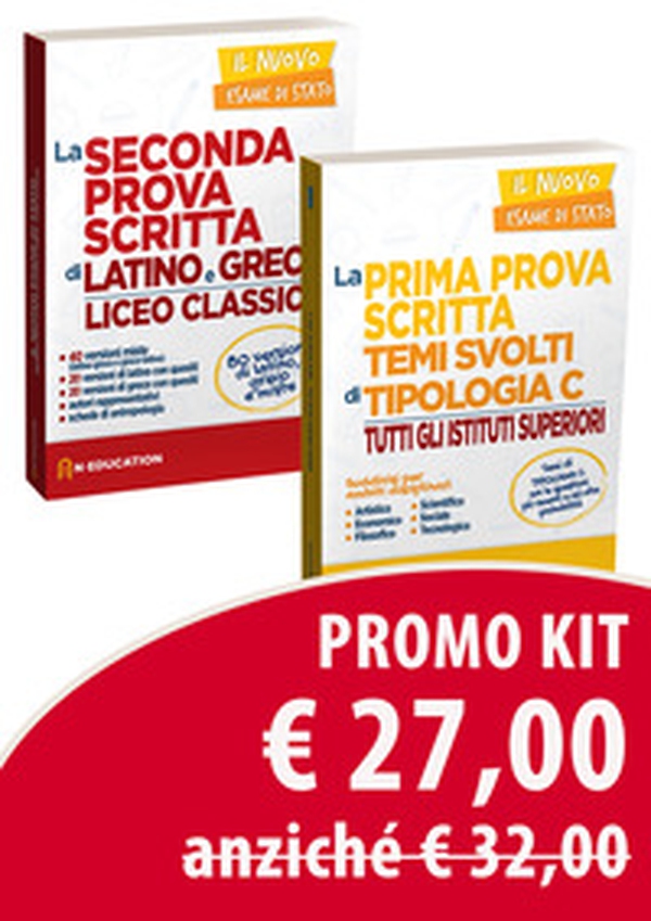 Kit maturità 2020: La prima prova scritta. Temi svolti di tipologia C-Seconda prova scritta latino e greco - Librerie.coop Kit maturità 2020: La prima prova scritta. Temi svolti di tipologia C-Seconda prova scritta latino e greco - Librerie.coop