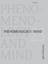 Phenomenology and mind - Vol. 23 - Librerie.coop