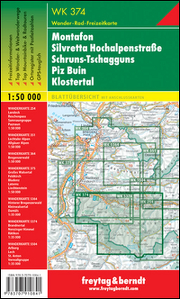 Montafon Silvretta Schruns Tschagguns Piz Buin Klostertal 1:50.000 - Librerie.coop Montafon Silvretta Schruns Tschagguns Piz Buin Klostertal 1:50.000 - Librerie.coop