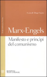 Manifesto e princìpi del comunismo. Testo tedesco a fronte - Librerie.coop