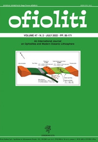 Ofioliti. An international journal on ophiolites and modern oceanic lithosphere - Vol. 47\2 - Librerie.coop