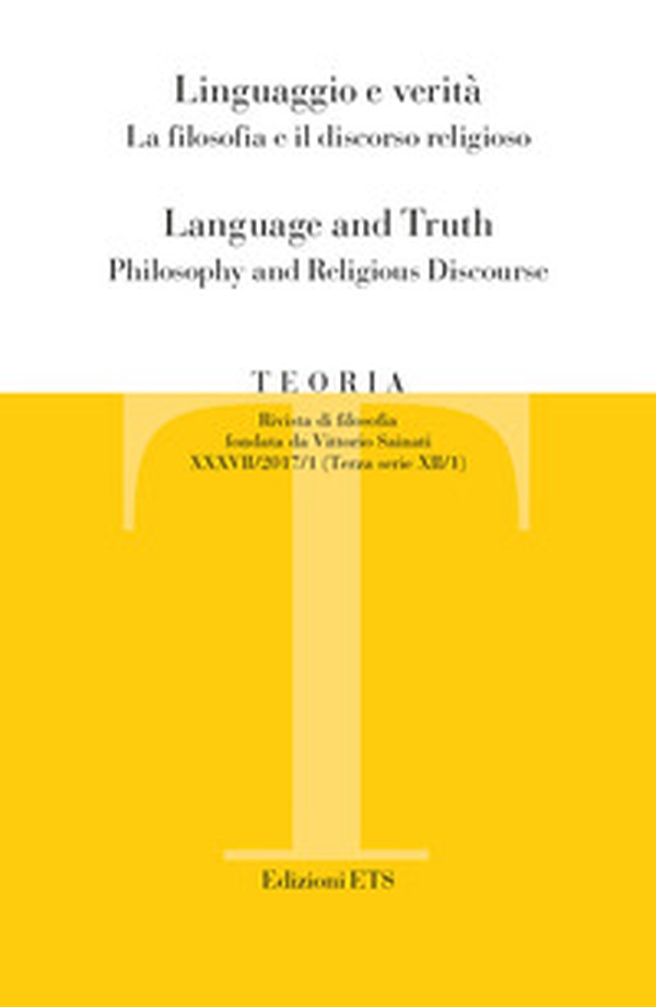 Teoria. Rivista di filosofia - Vol. 1 - Librerie.coop Teoria. Rivista di filosofia - Vol. 1 - Librerie.coop