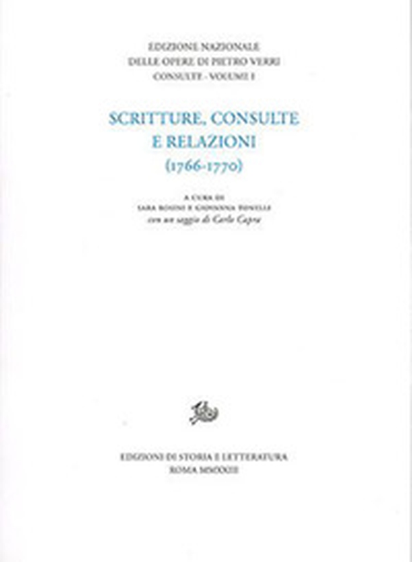 Scritture, consulte e relazioni - Vol. 1 - Librerie.coop Scritture, consulte e relazioni - Vol. 1 - Librerie.coop