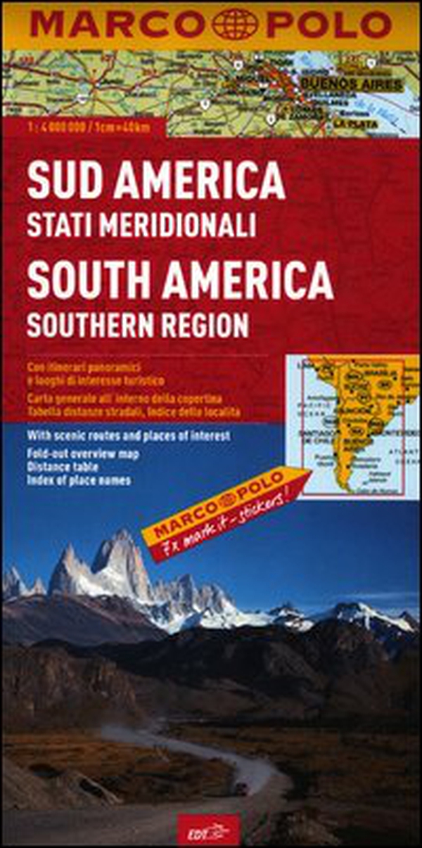 Sud America (stati meridionali) 1:4.000.000 - Librerie.coop Sud America (stati meridionali) 1:4.000.000 - Librerie.coop