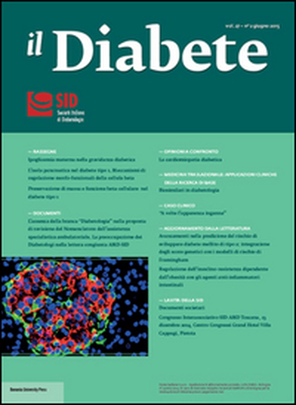 Il diabete (2015) - Vol. 27\2 - Librerie.coop Il diabete (2015) - Vol. 27\2 - Librerie.coop