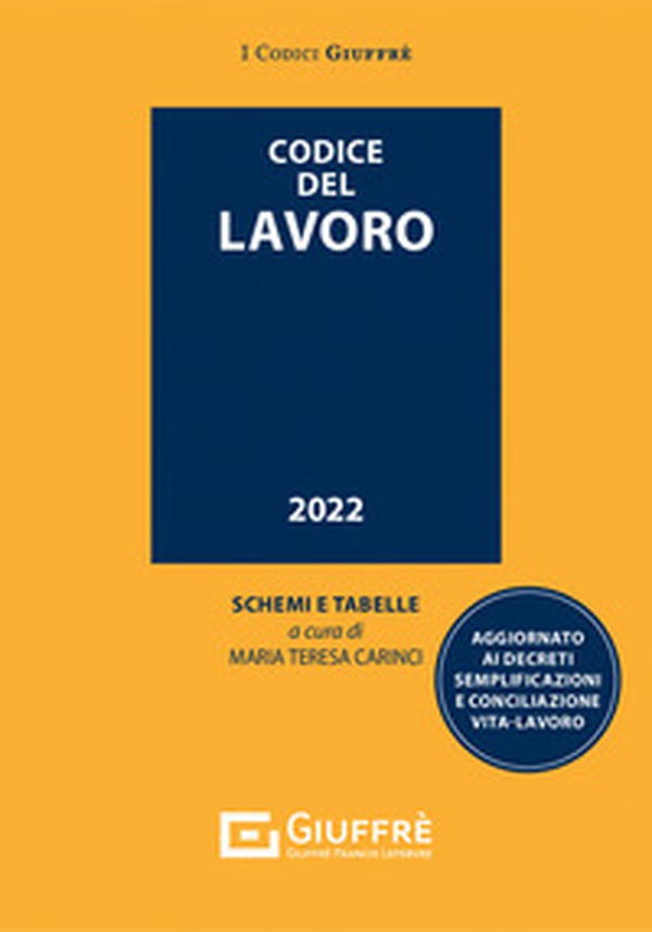 Codice del lavoro - Librerie.coop Codice del lavoro - Librerie.coop