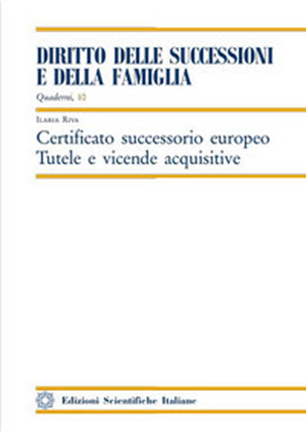 Certificato successorio europeo - Librerie.coop Certificato successorio europeo - Librerie.coop