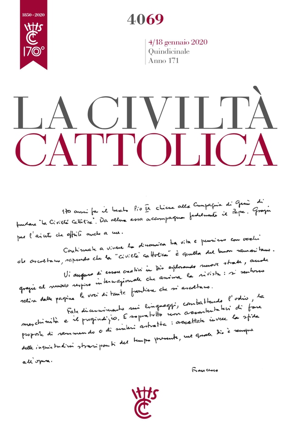 La Civiltà Cattolica n. 4069 - Librerie.coop La Civiltà Cattolica n. 4069 - Librerie.coop