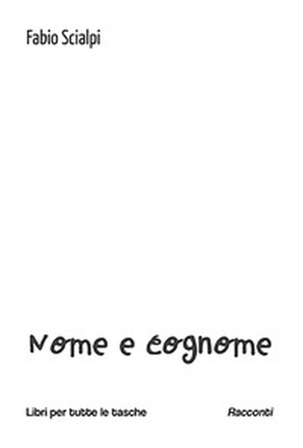 Nome e cognome - Librerie.coop Nome e cognome - Librerie.coop