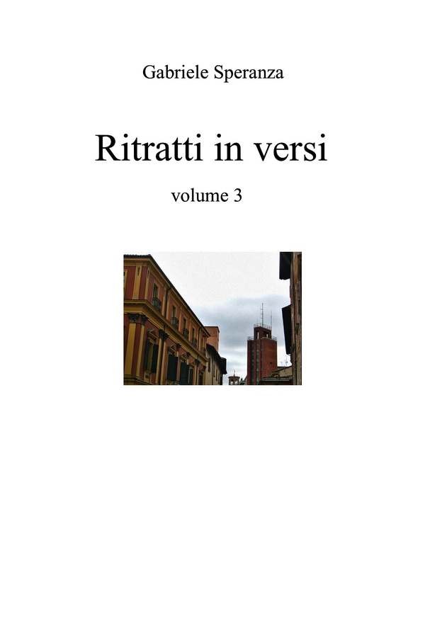 Ritratti in versi volume 3 - Librerie.coop Ritratti in versi volume 3 - Librerie.coop